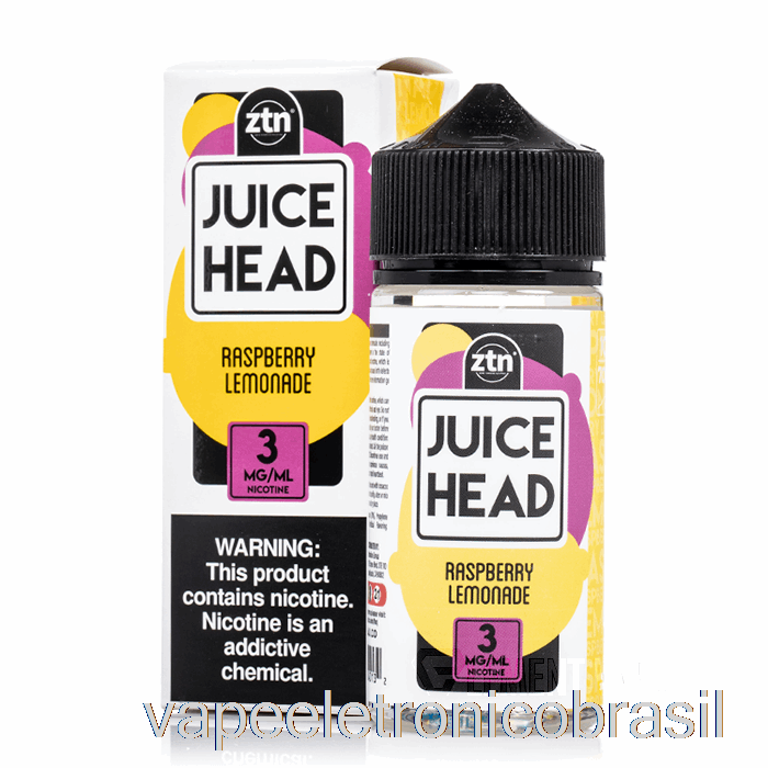 Vape Eletronico Limonada De Framboesa - Suco Cabeça - 100ml 6mg